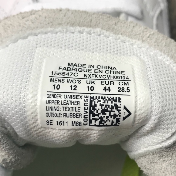 NWT Converse One Star OX White M AUTHENTIC - Picture 8 of 8